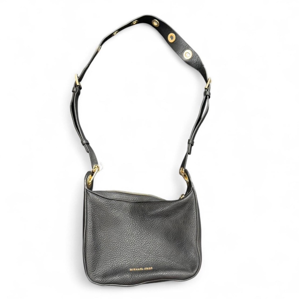 Michael Kors Black Pebbled Leather Shoulder Bag